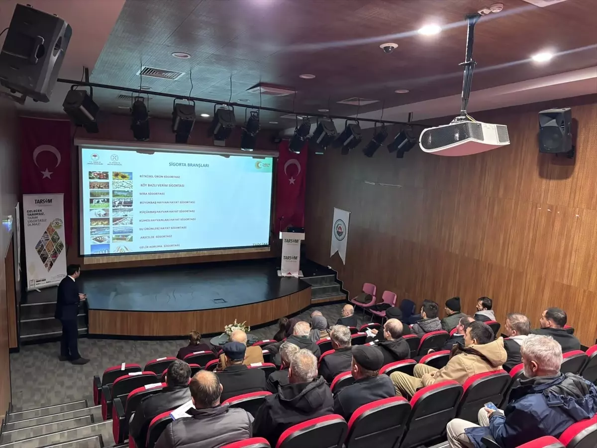 Asarcık'ta çiftçilere bilgilendirme yapıldı
