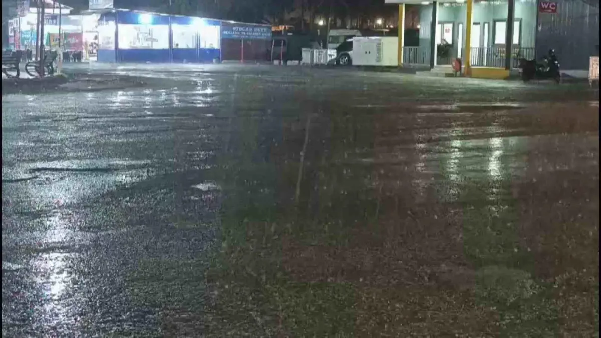 Hatay'da kuvvetli sağanak yağış