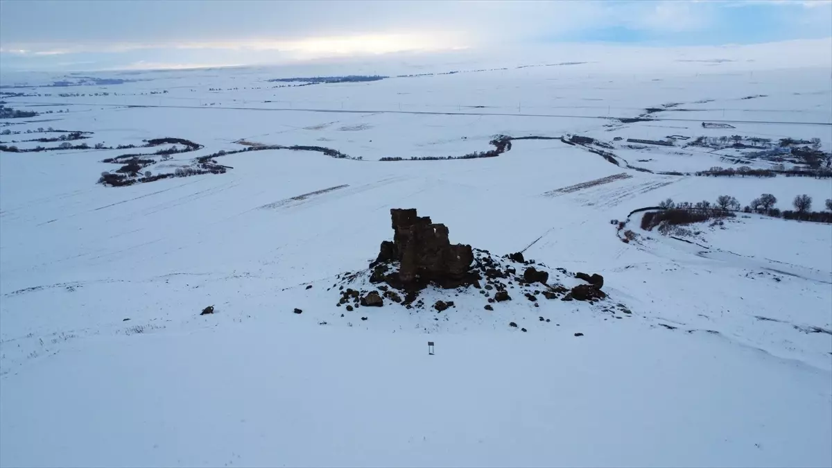 Kars ve Ardahan'da kar yağışı ve soğuk hava etkili oluyor