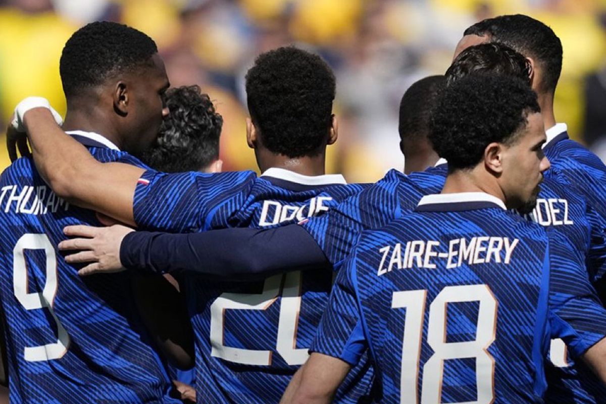 Kanteli Fransa, Davinson Sanchezli Kolombiya'yı üzdü