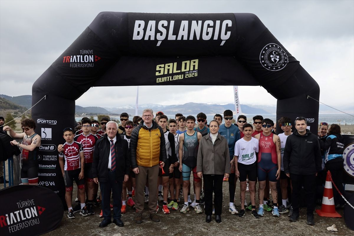 Salda Duatlonu Türkiye Kupası yarışları sona erdi