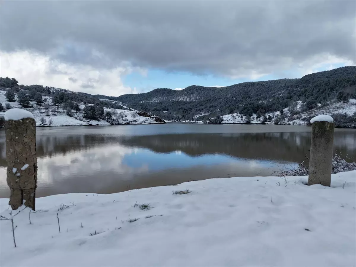 Sındırgı'da Yaylabayır Sulama Göleti yağışlarla doldu