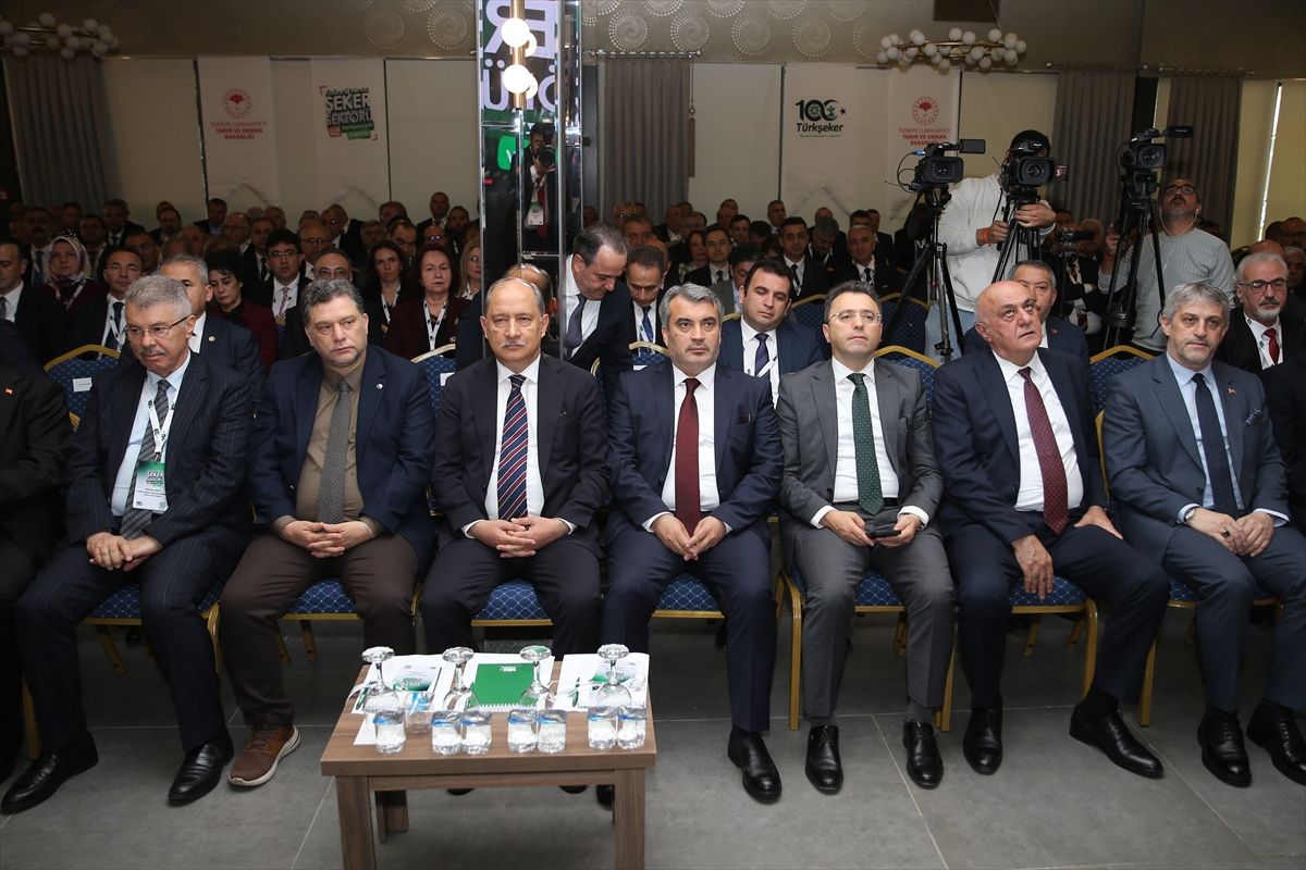 Antalya'da "Yüzüncü Yılında Şeker Sektörü Sempozyumu" düzenlendi