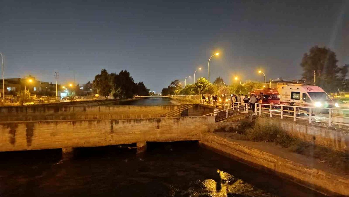 Arkadaşıyla otururken kanala düştü, akıntıya kapılıp kayboldu