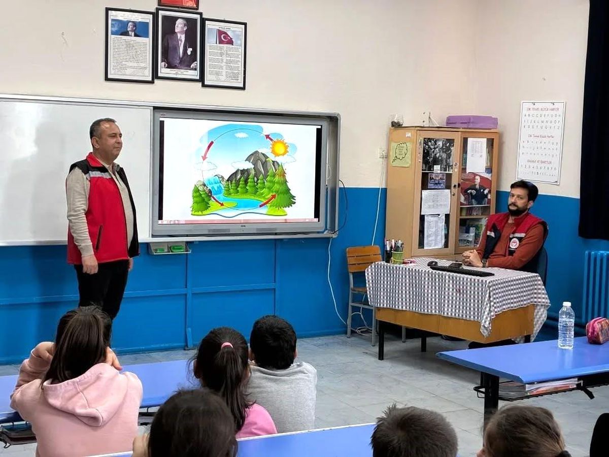 Karacasu'da öğrencilere su verimliliğinin önemi anlatıldı