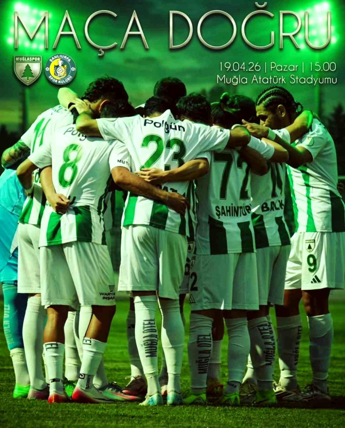 Muğlaspor, Şanlıurfaspor'u konuk ediyor