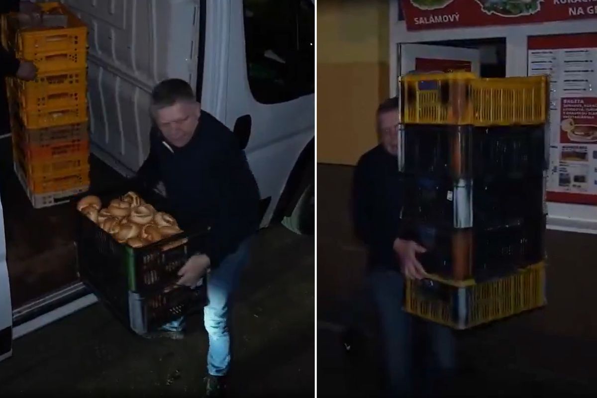 1 Mayıs'a damga vuran görüntü! Başbakan Fiko'dan fırıncıların gece mesaisine destek