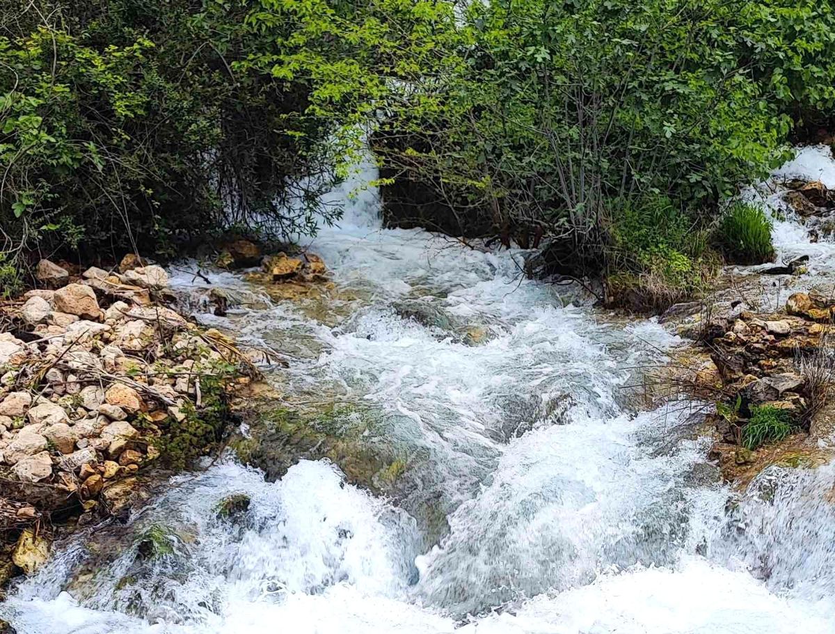 Adana'da yağış sonrası doğa şöleni: Mesire alanı şelalelere dönüştü