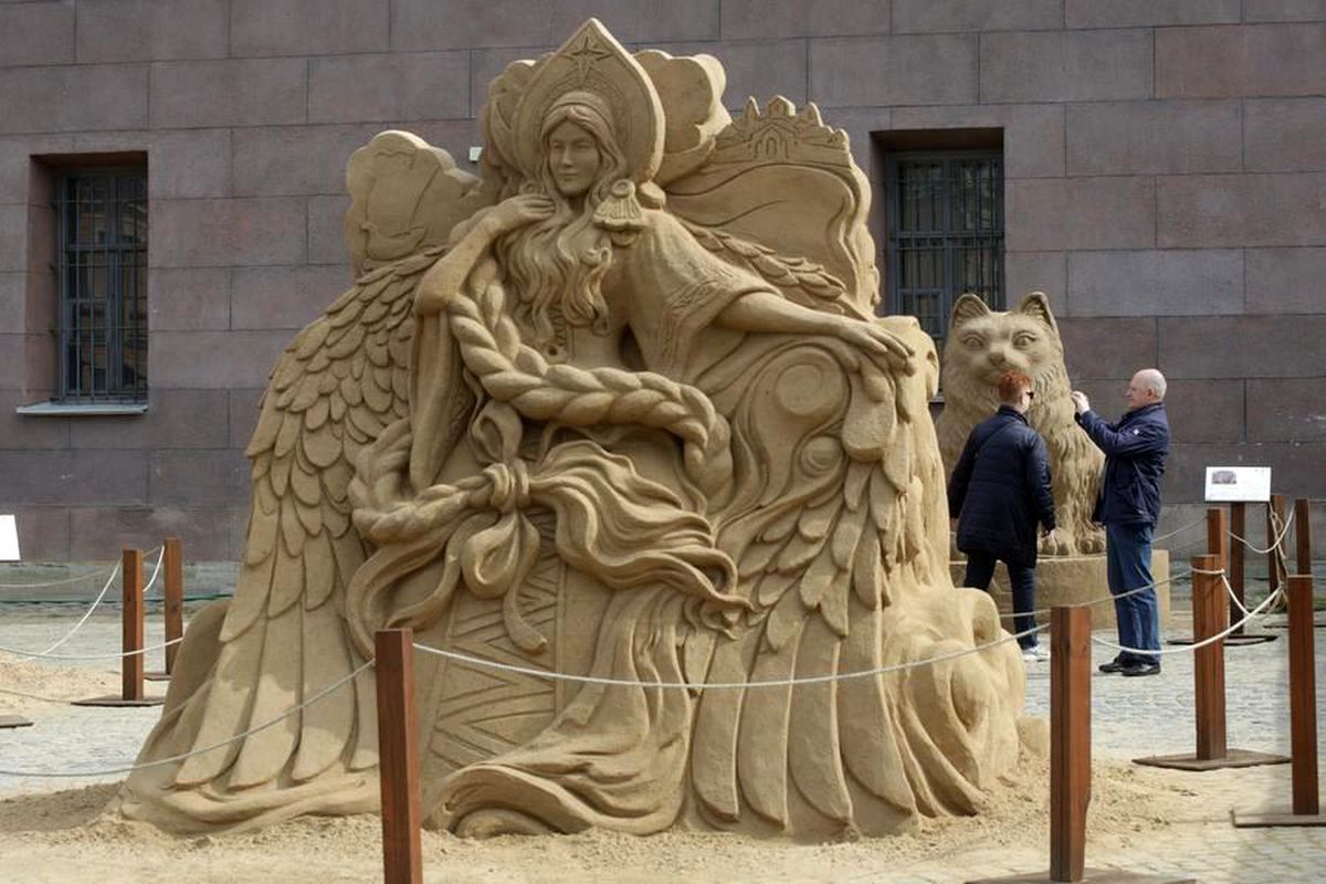 Albüm: Rusya'da 22. Uluslararası Kumdan Heykel Festivali Başladı