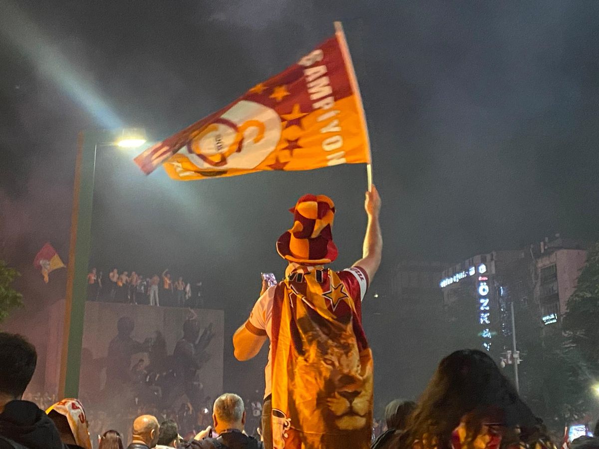 Ankara'da Galatasaray'ın 26'ncı şampiyonluğu coşkuyla kutlandı / Ek video eklendi
