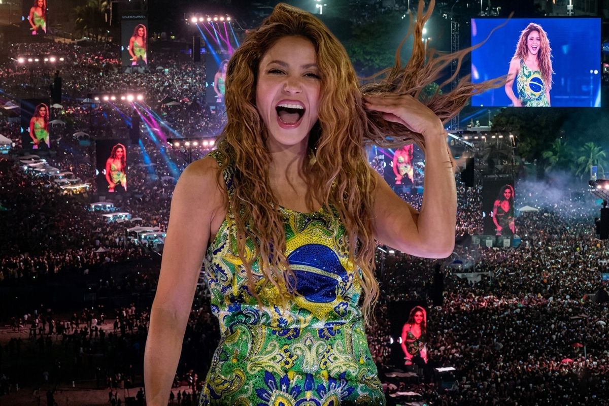 Brezilya'da Shakira fırtınası! 2 milyon hayranı tempo tutarak eski eşi Pique'ye küfür etti