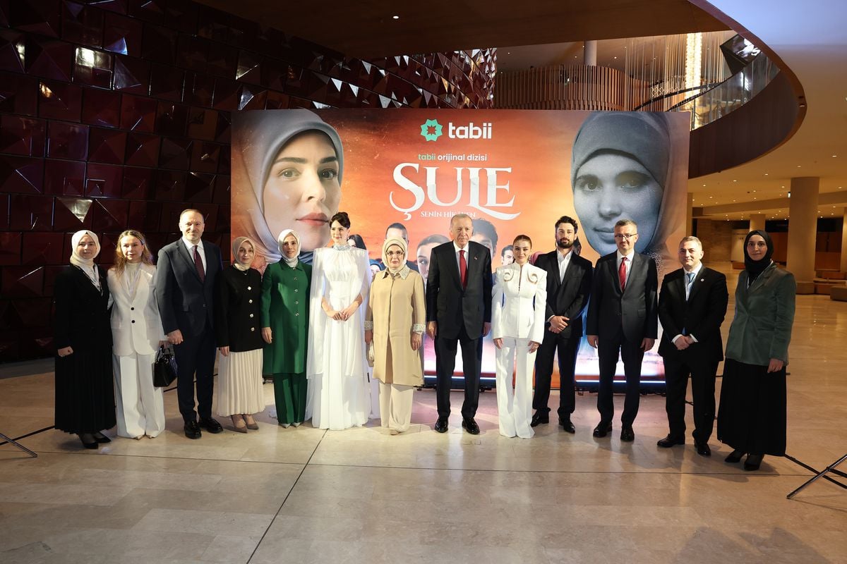 Erdoğan, Şule Yüksel Şenler dizisi galasına katıldı