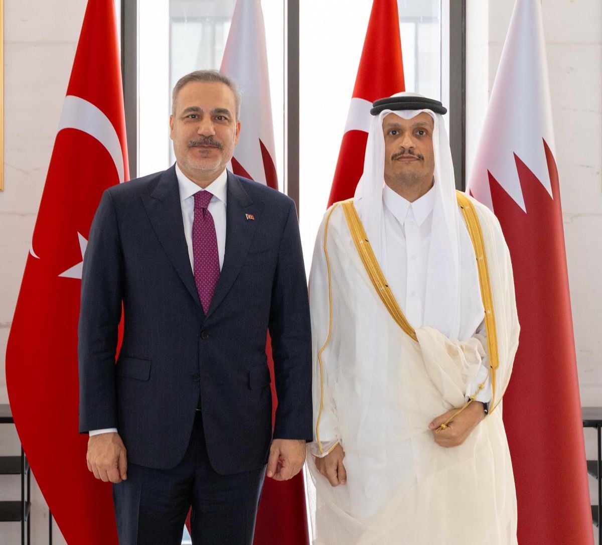 Dışişleri Bakanı Fidan, Katarlı mevkidaşı Al Sani ile görüştü