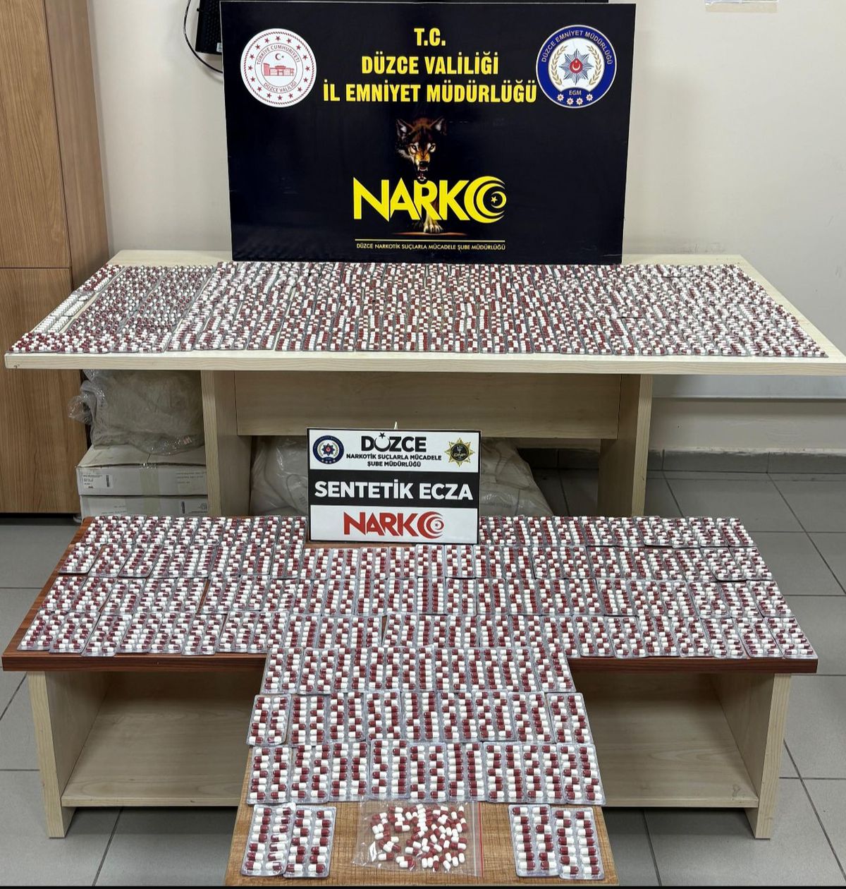 Düzce'de 1 milyon liralık sentetik hap ele geçirildi; 1 gözaltı