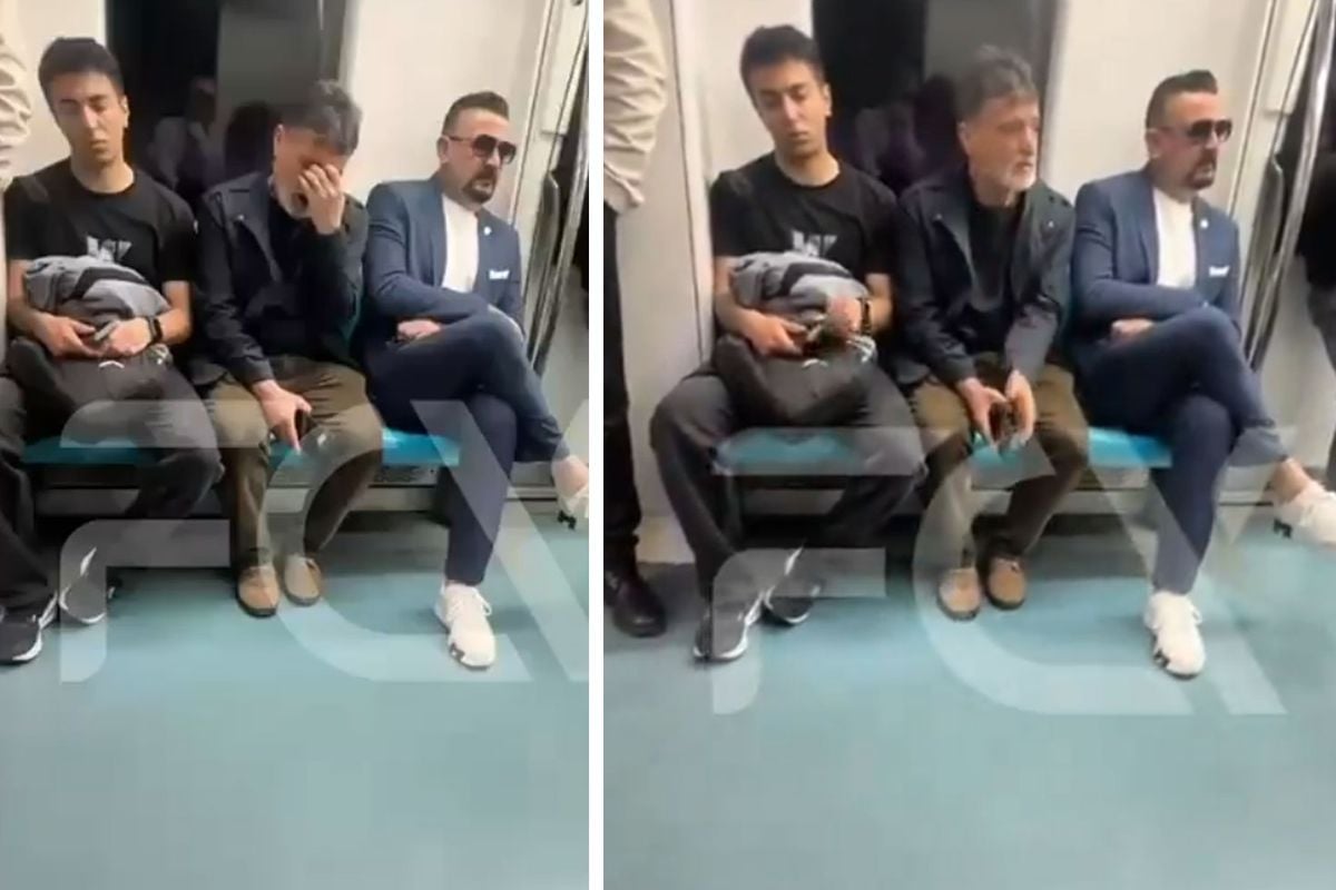 Ertan Torunoğulları, Marmaray’da görüntülendi