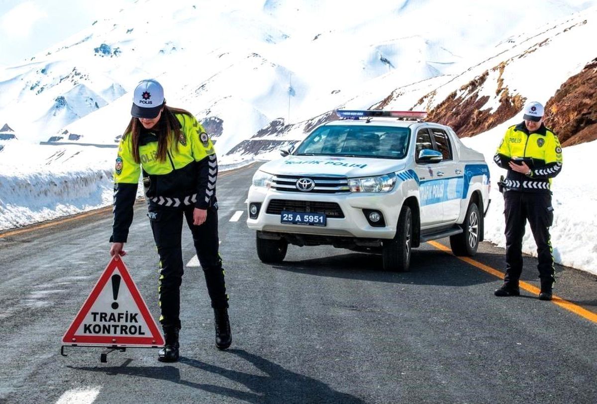 Erzurum kent merkezinde bir ayda 112 trafik kazası