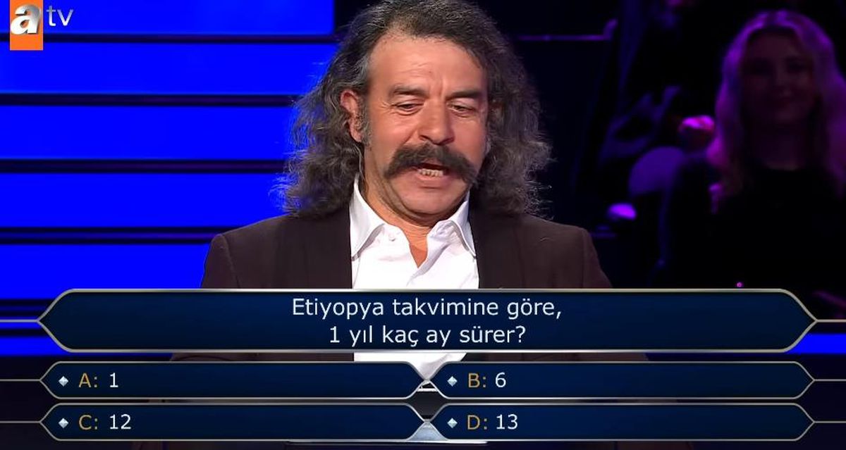Etiyopya takvimine göre, 1 yıl kaç ay sürer?