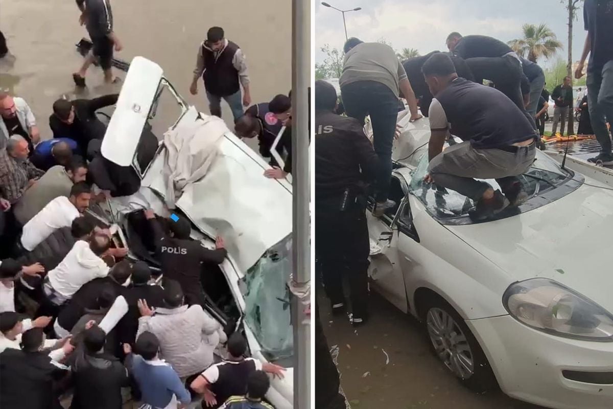 Gaziantep ile Şanlıurfa'yı sağanak ve şiddetli fırtına vurdu