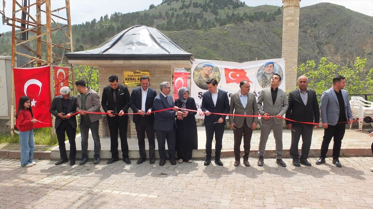 Keban ilçesinde "Şehit Kemal Aslan Çeşmesi" açıldı