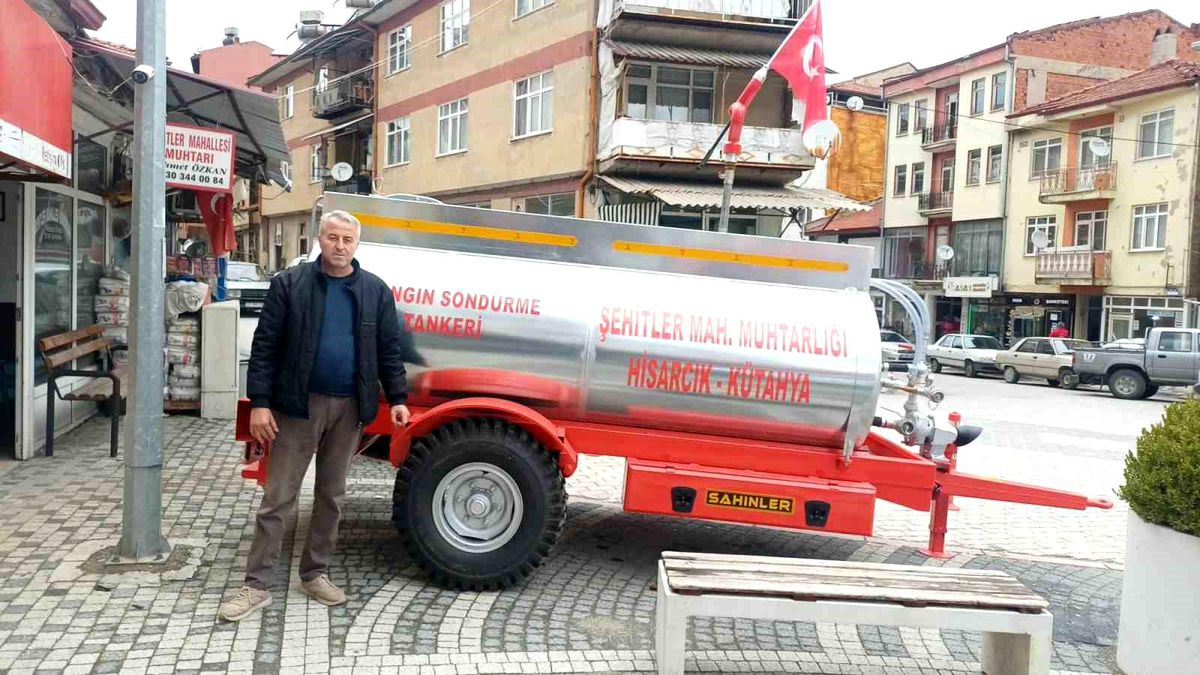 Kendi imkanları ile yangın söndürme tankeri satın aldılar