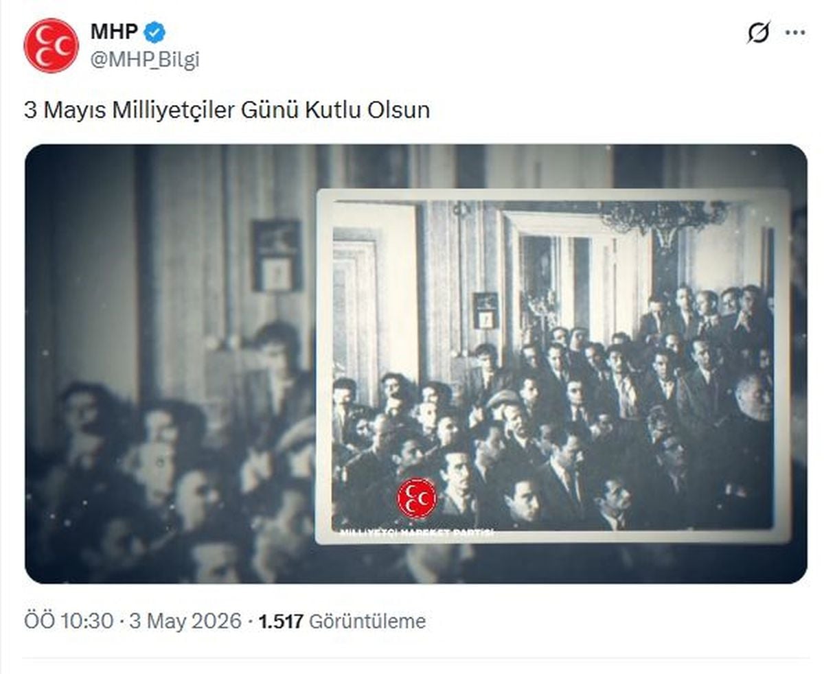 MHP'den 3 Mayıs Milliyetçiler Günü'ne Özel Klip