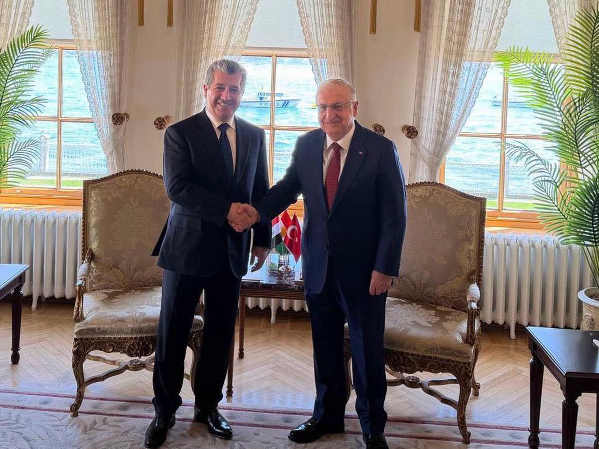 Milli Savunma Bakanı Güler, IKBY Başbakanı Barzani ile görüştü