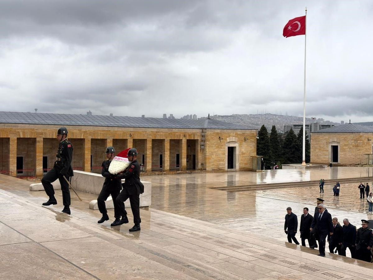 Rusya'nın Ankara Büyükelçisi Vershinin'den Anıtkabir'e ziyaret