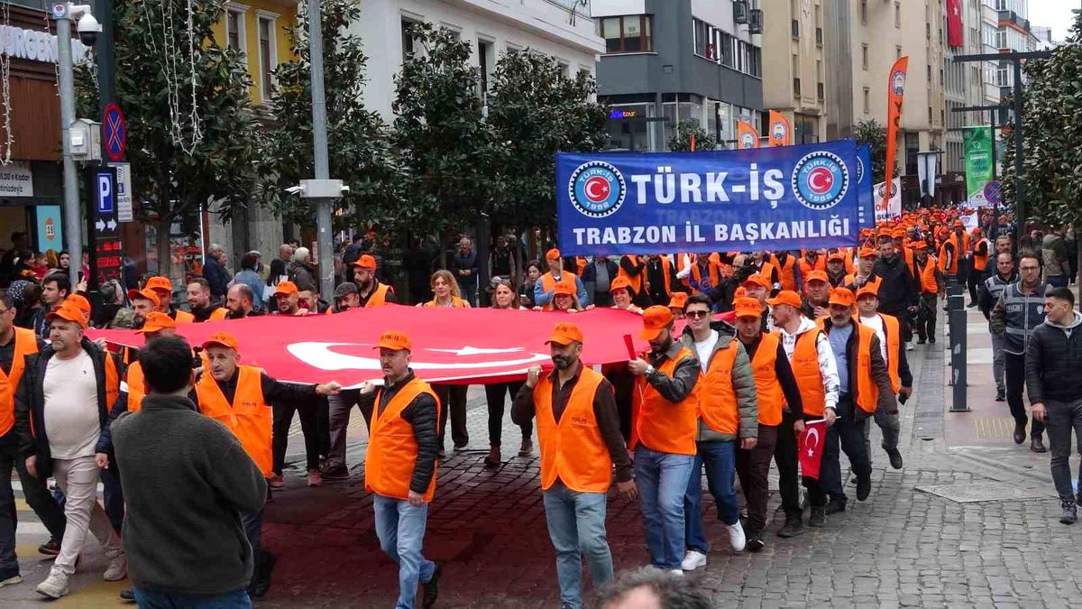 Trabzon'da 1 Mayıs İşçi Bayramı coşkusu