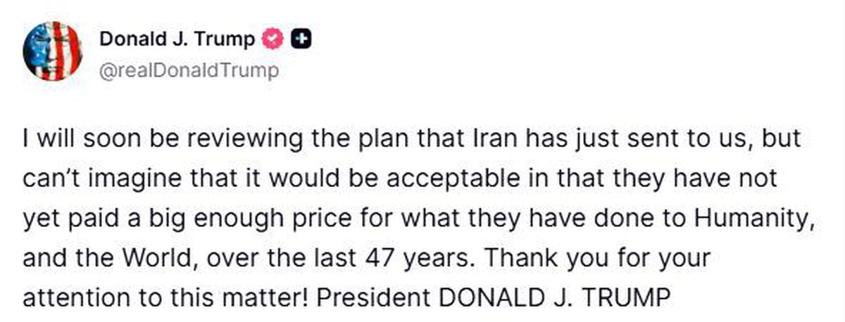 Trump'tan İran'ın son teklifiyle ilgili açıklama: "Kabul edilebilir olacağını düşünemiyorum"