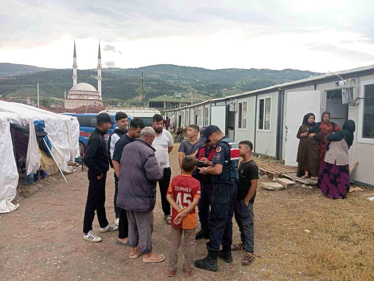 Bilecik'te mevsimlik işçilere jandarma denetimi