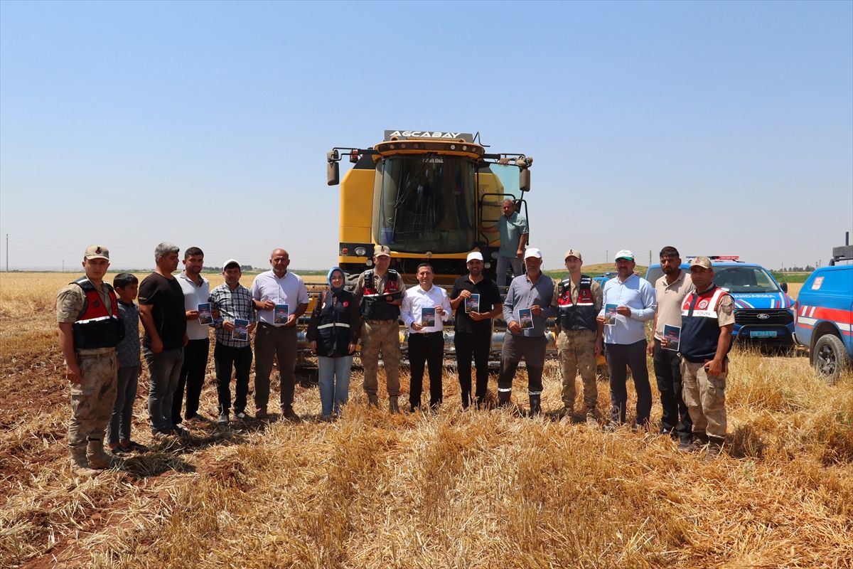 Kilis'te anız yangınlarına karşı dron destekli denetim