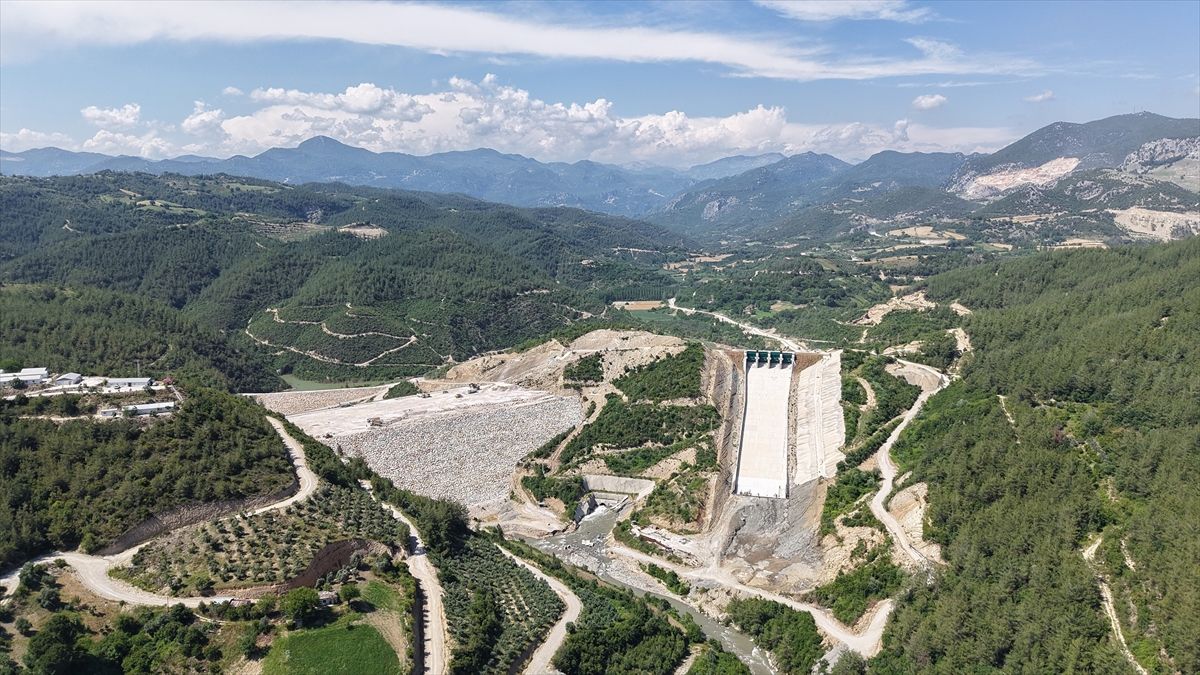 Osmaniye'de Savrun Barajı'nın yapımında sona yaklaşıldı