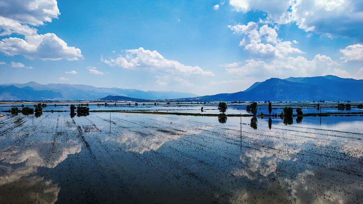 Antalya'da Karagöl temmuz ayında da su varlığını koruyor