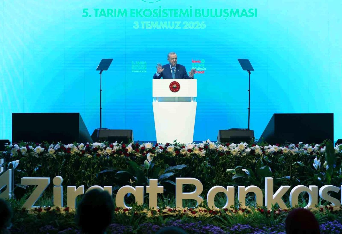 Cumhurbaşkanı Erdoğan'dan muhalefete tepki: "Dünyada ve Türkiye'de tarımın geldiği seviyeden haberleri yok"