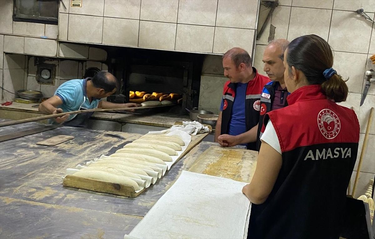 Gümüşhacıköy'de gıda denetimleri sürüyor