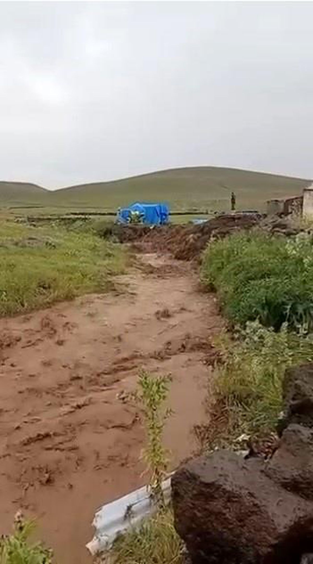 Meteoroloji uyarmıştı: Kağızman'da sel