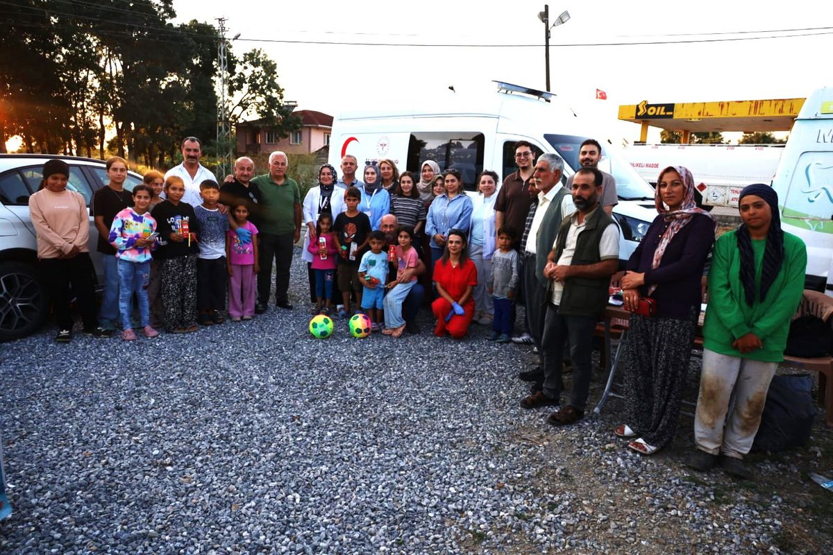 Bafra'da Mevsimlik Tarım İşçilerine Yerinde Sağlık Hizmeti