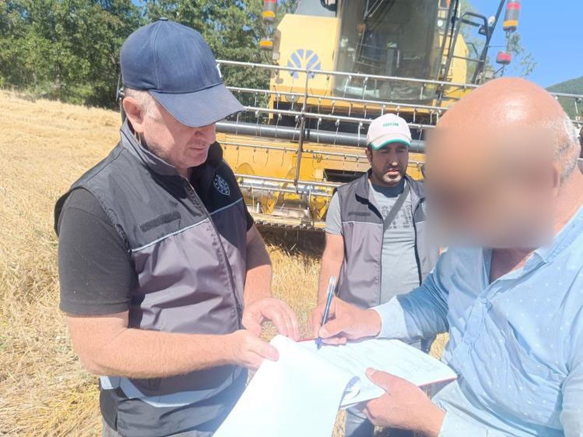 Bilecik'te biçerdöverlere yangın denetimi