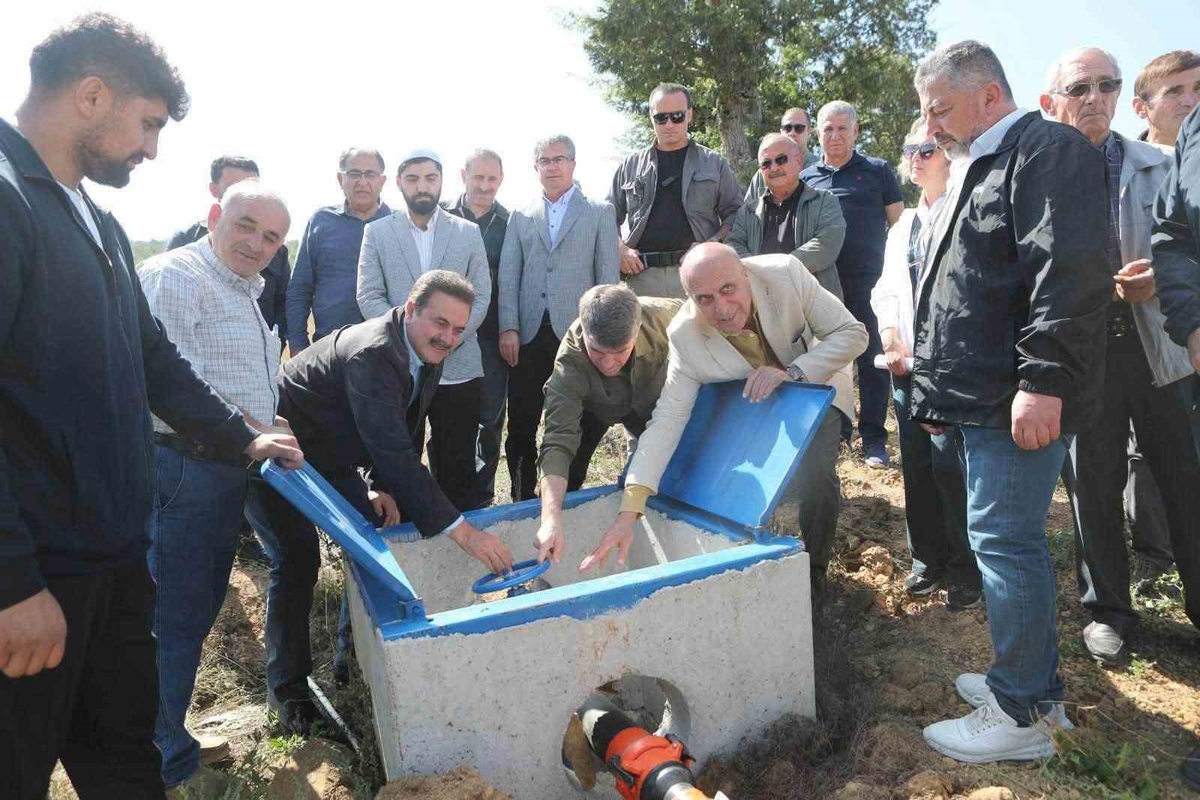 Amasya Beldağ'da basınçlı sulama tesisi açıldı, 20 hektar arazi suya kavuştu