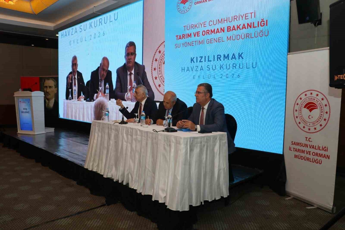 Kızılırmak Havzası'nda artan su ihtiyacı Samsun'daki toplantıda ele alındı