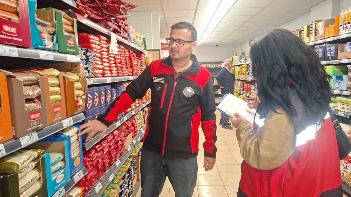 Kütahya Hisarcık'ta işletmelere TÜFİS kapsamında fiyat denetimi yapıldı