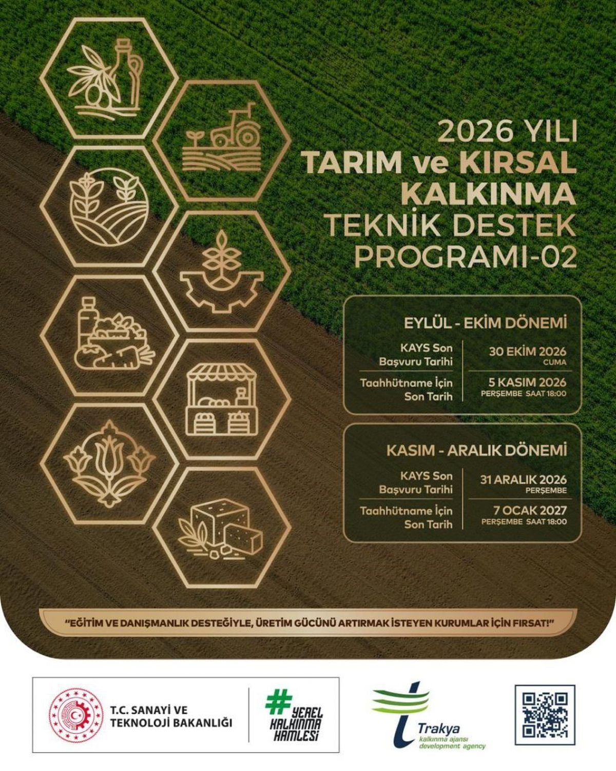 Trakya’da kırsal kalkınmaya 4 milyon TL’lik destek