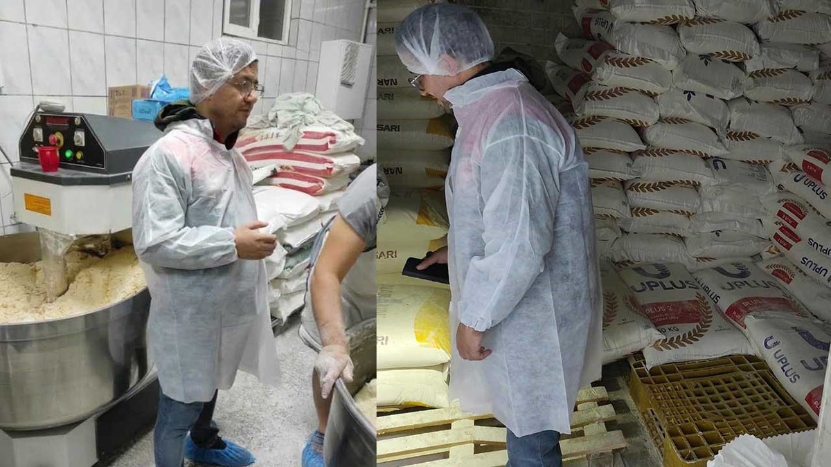 Denizli Çivril'de fırın ve gıda işletmelerine İlçe Tarım ekipleri denetim yaptı