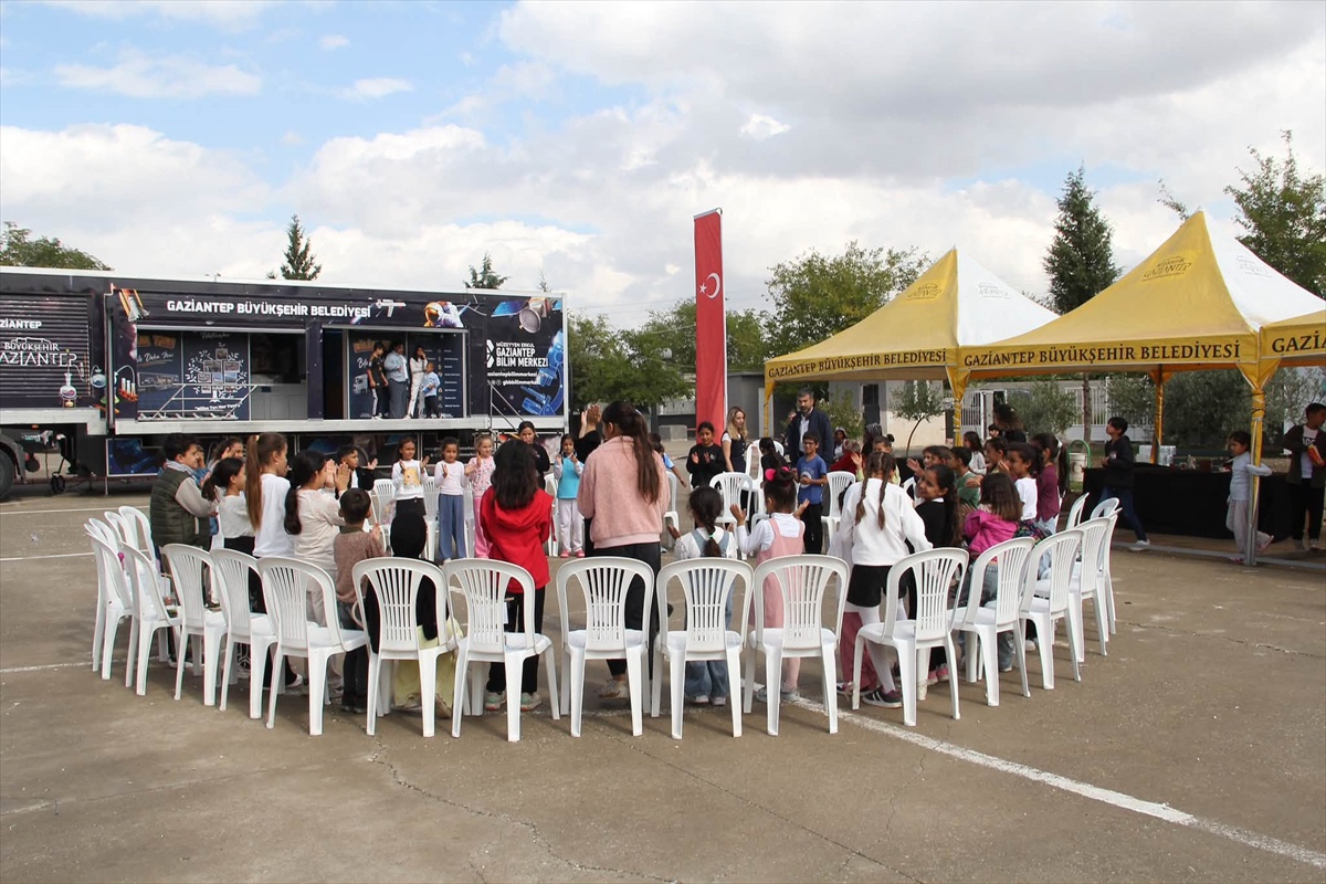 Gaziantep Nurdağı'nda öğrenciler uygulamalı etkinliklerle tarım ve ekolojiyi öğrendi