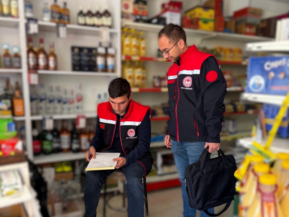 Pınarhisar'da gıda işletmelerine Tarım Müdürlüğü ekipleri hijyen denetimi yaptı